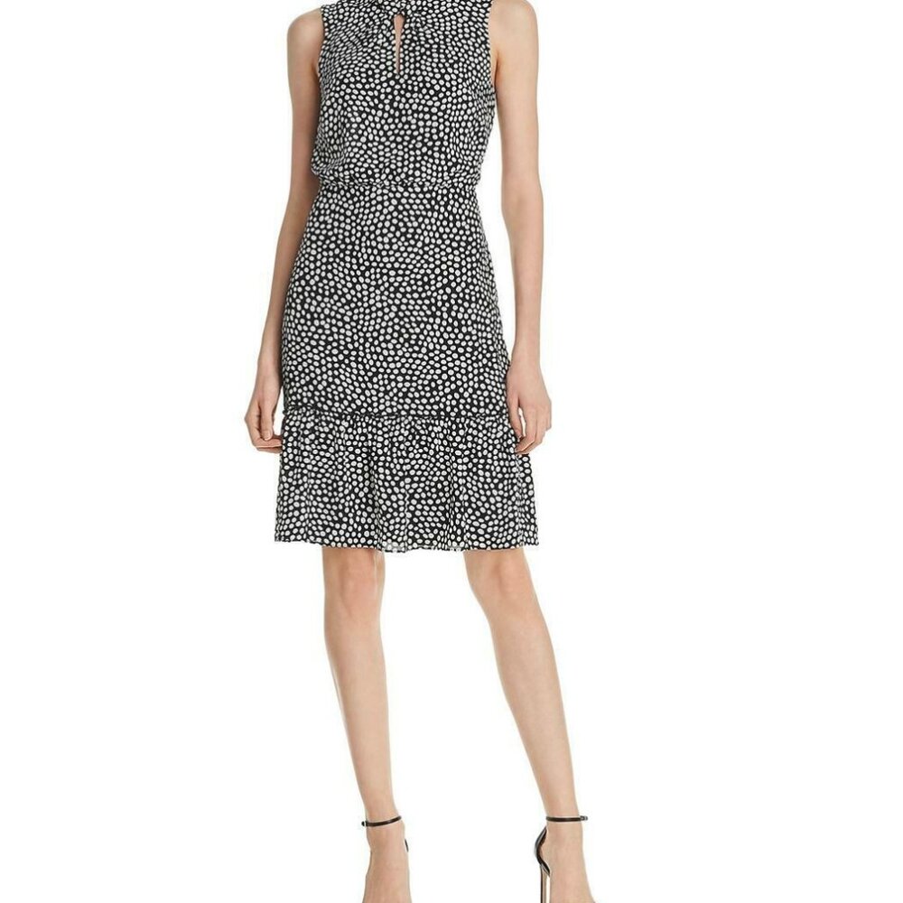 Karl Lagerfeld Polkadot Knee Length Dress Size 8